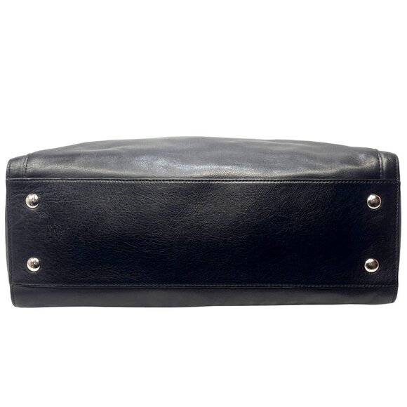 Coach Black Leather Lg Legacy Chelsea Carryall Satchel W Tassels & Hangtag 25365 - Picture 12 of 14